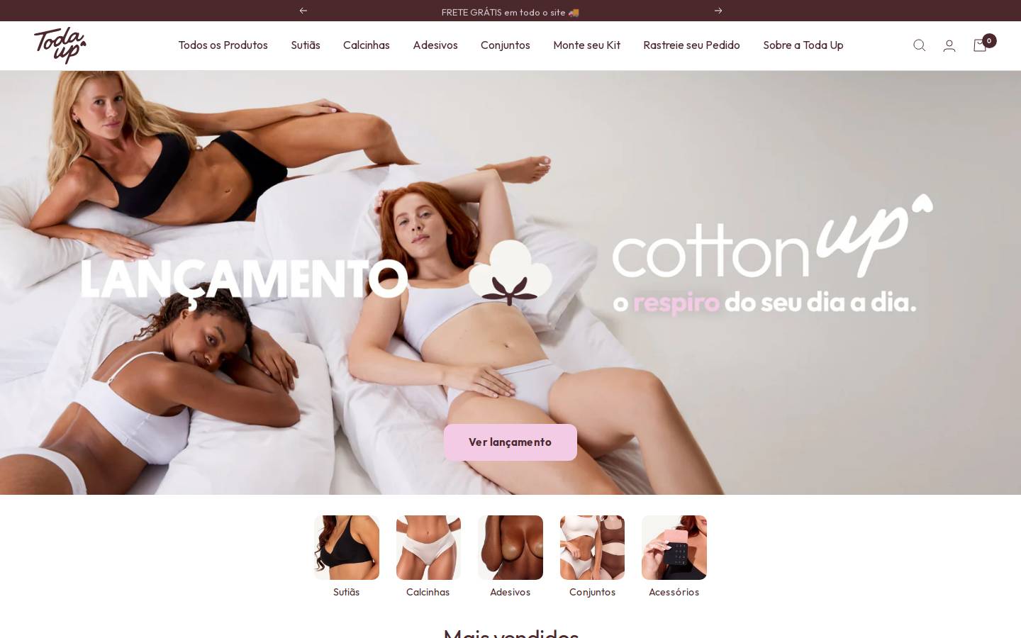 todaup.com.br homepage screenshot