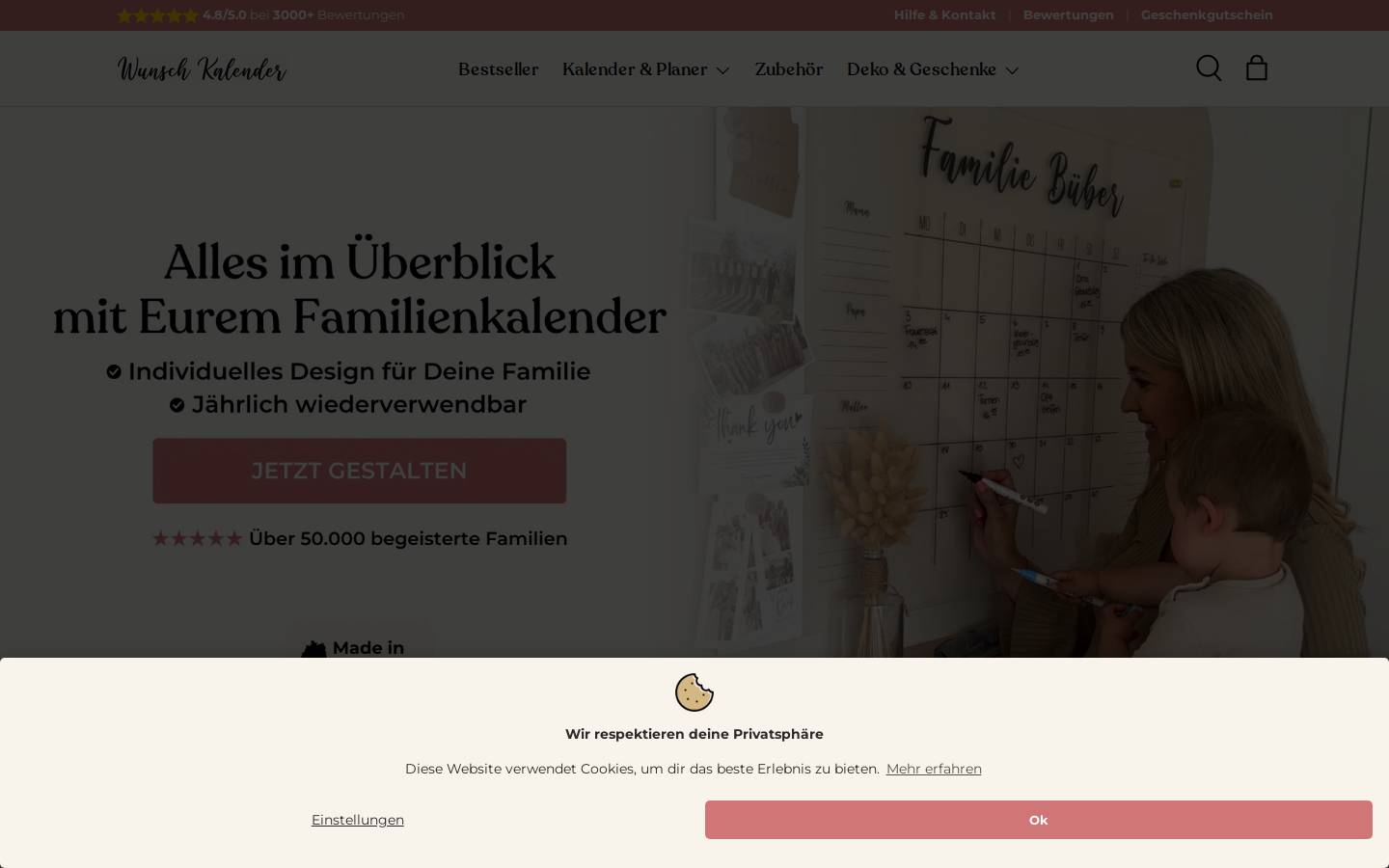 todayandtomorrows.de homepage screenshot