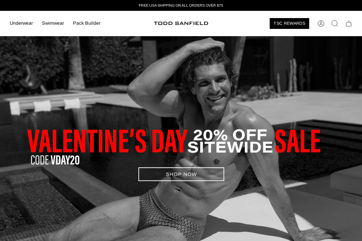 Toddsanfield homepage screenshot