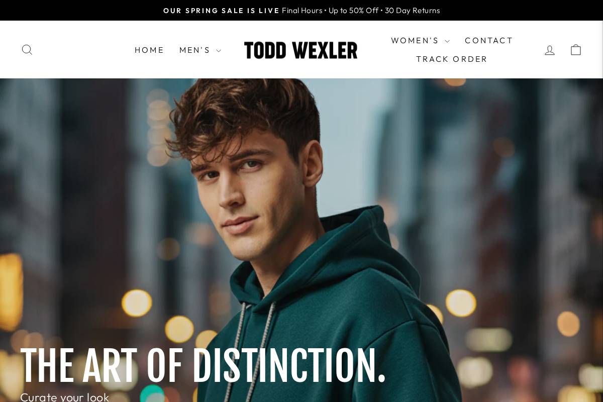 Todd Wexler homepage screenshot