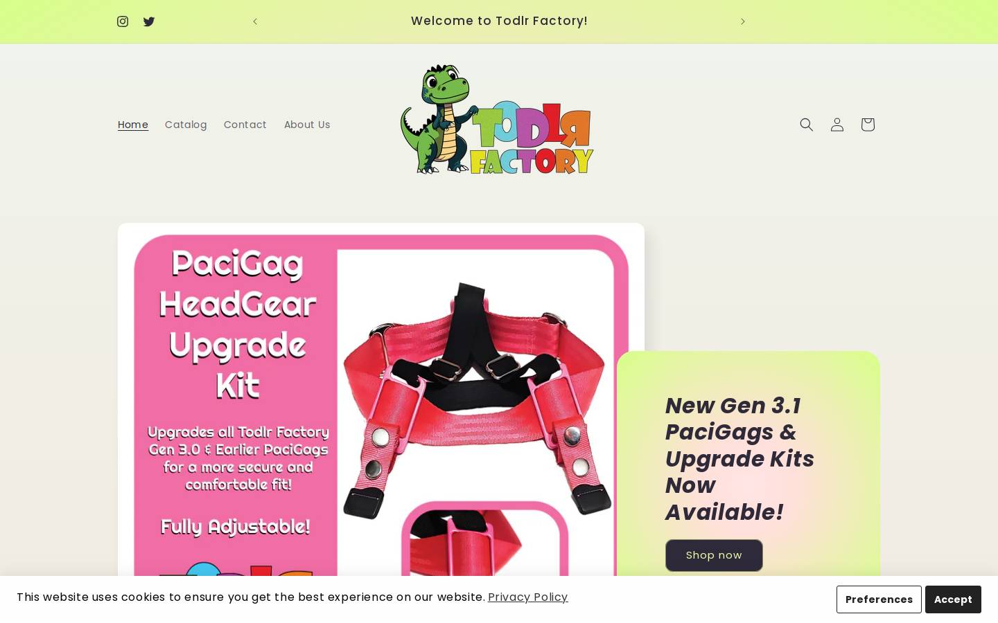 todlrfactory.com homepage screenshot