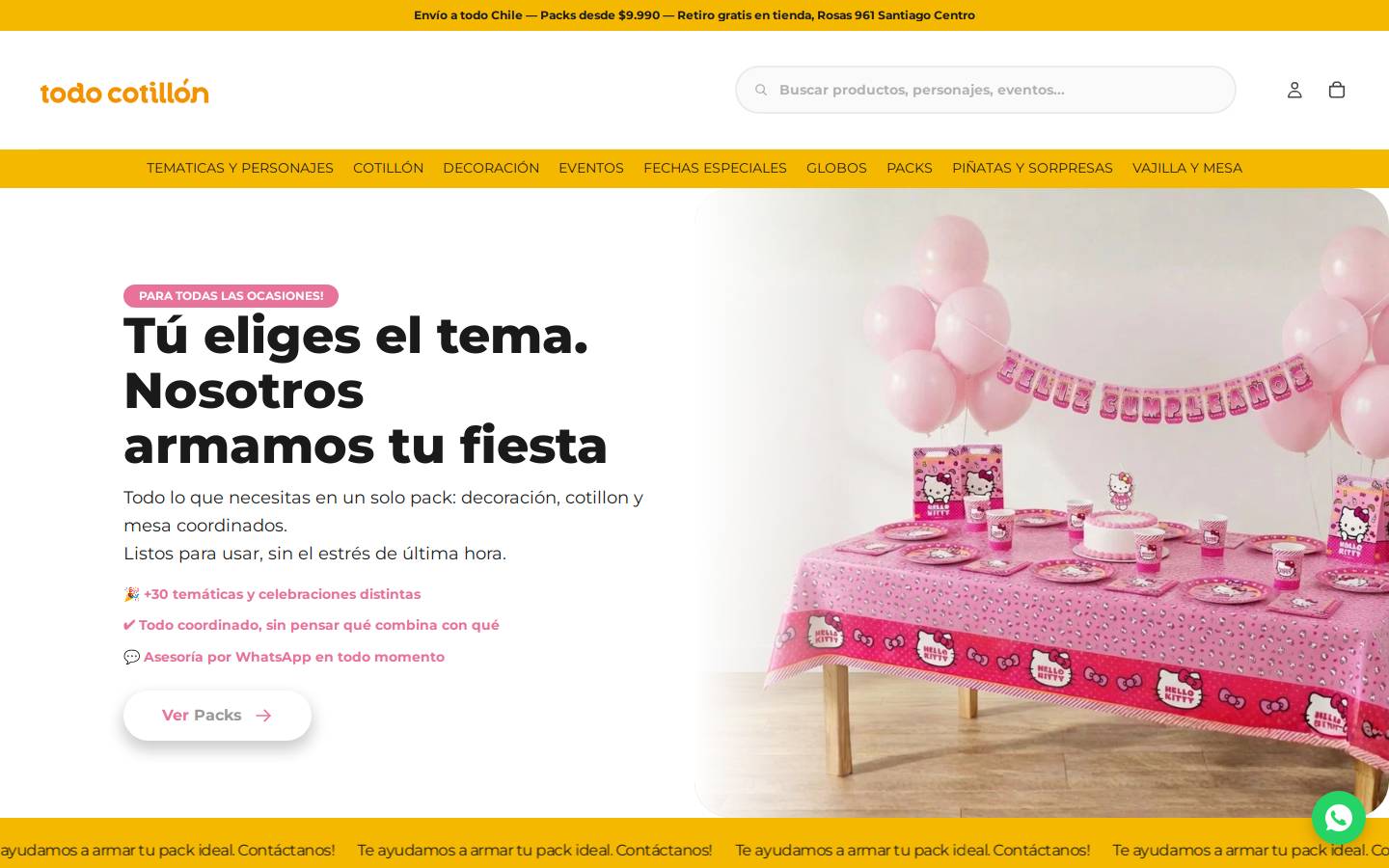 todocotillon.cl homepage screenshot