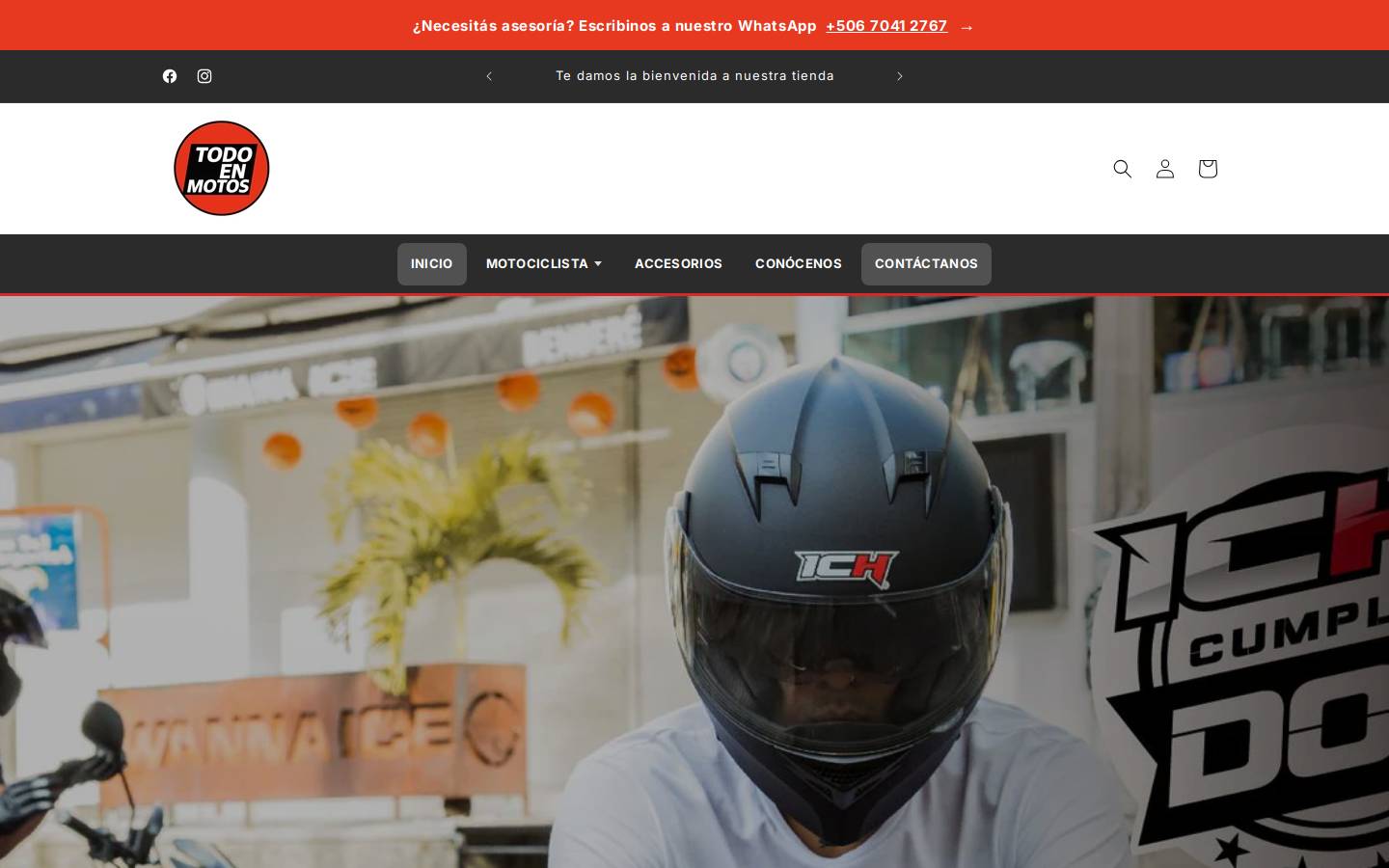 todoenmotos.com homepage screenshot