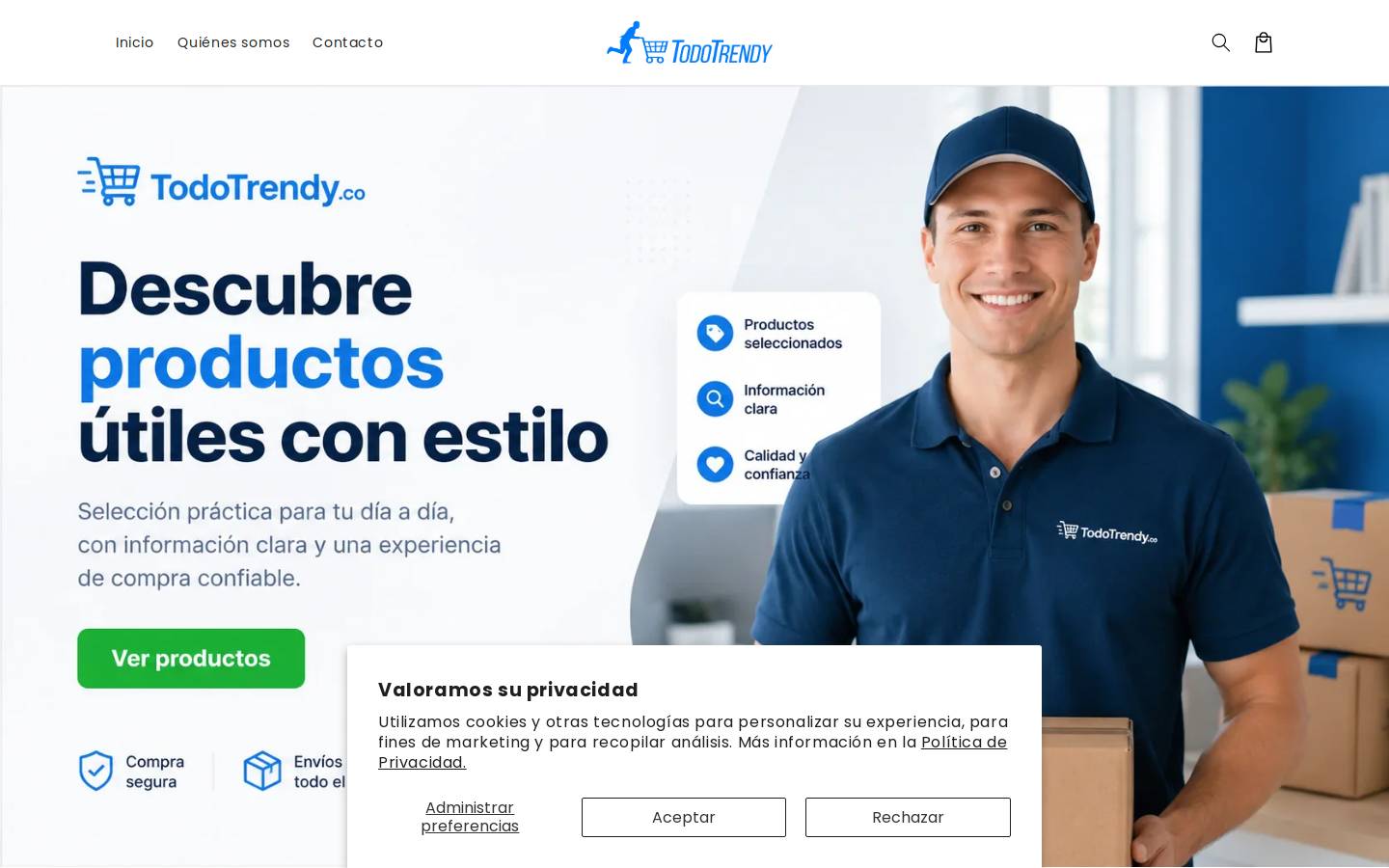 todotrendy.co homepage screenshot