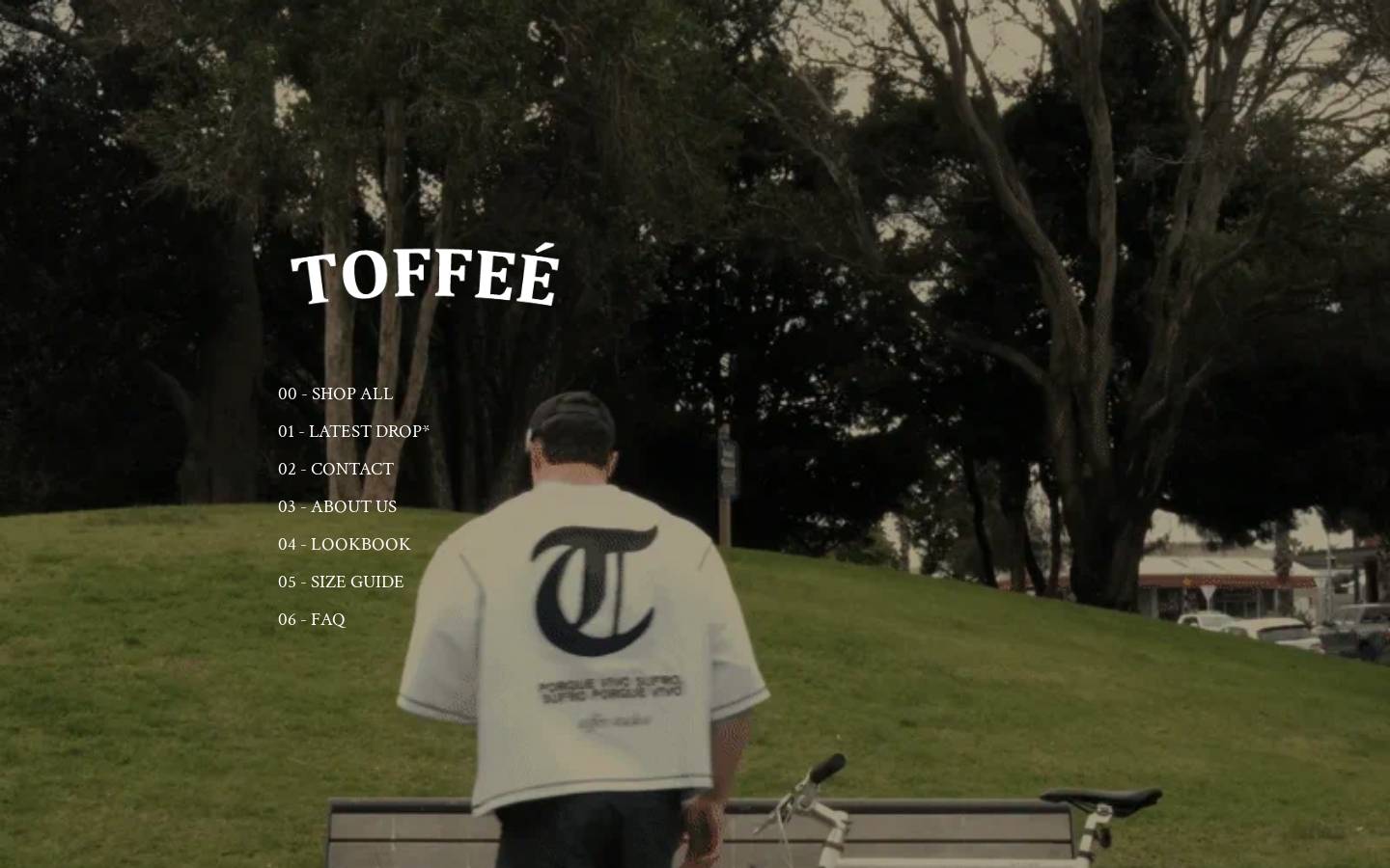 toffee.nz homepage screenshot