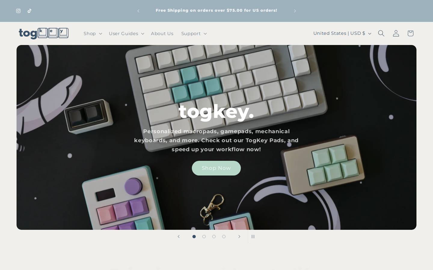 togkey.com homepage screenshot