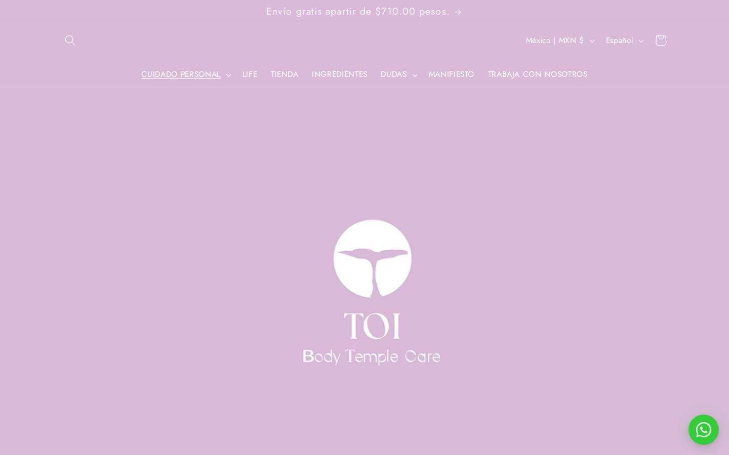 toi.me homepage screenshot