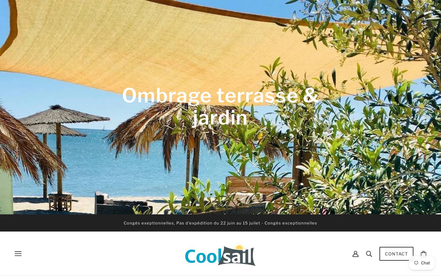 toile-soleil.fr homepage screenshot