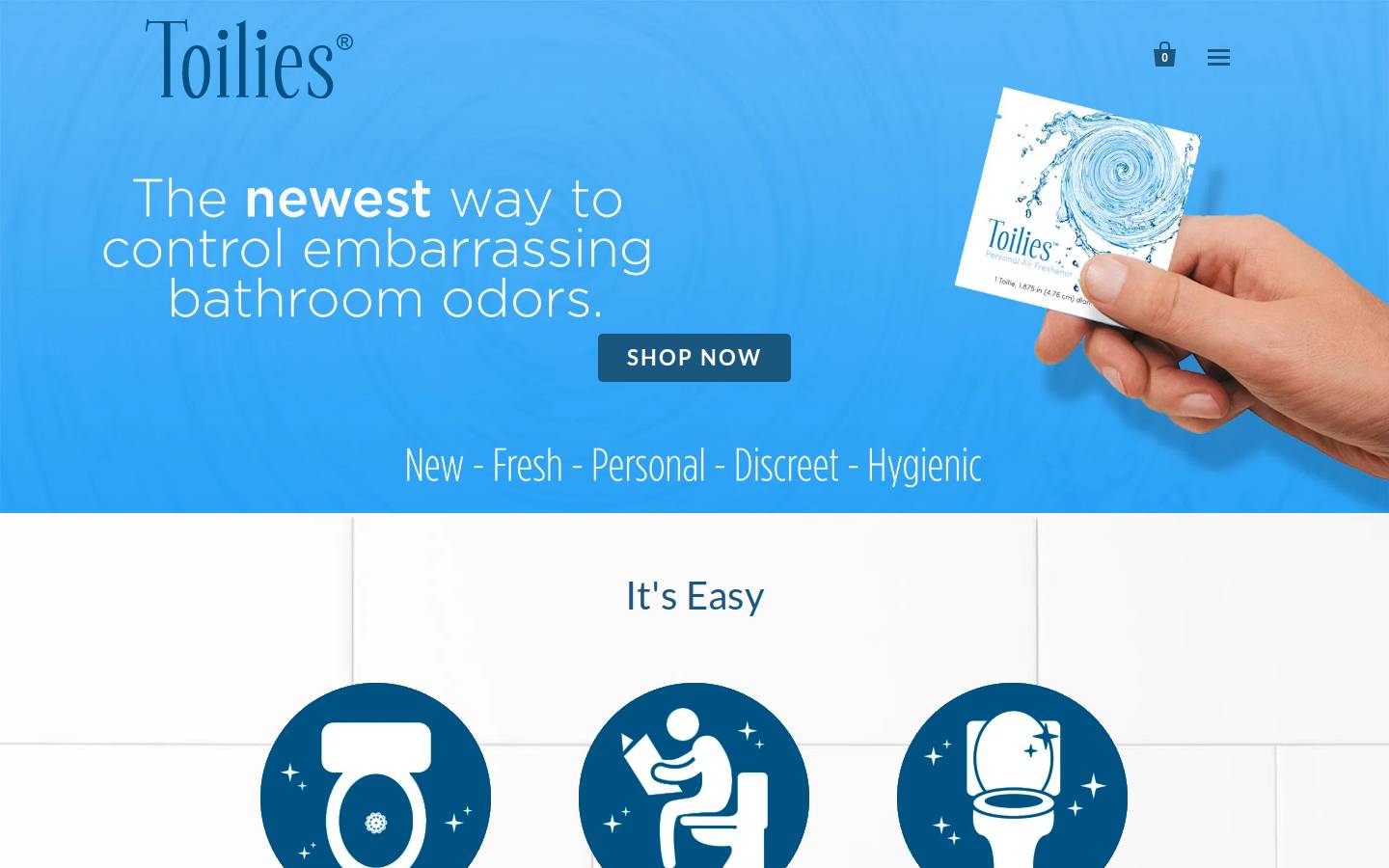 toilies.com homepage screenshot