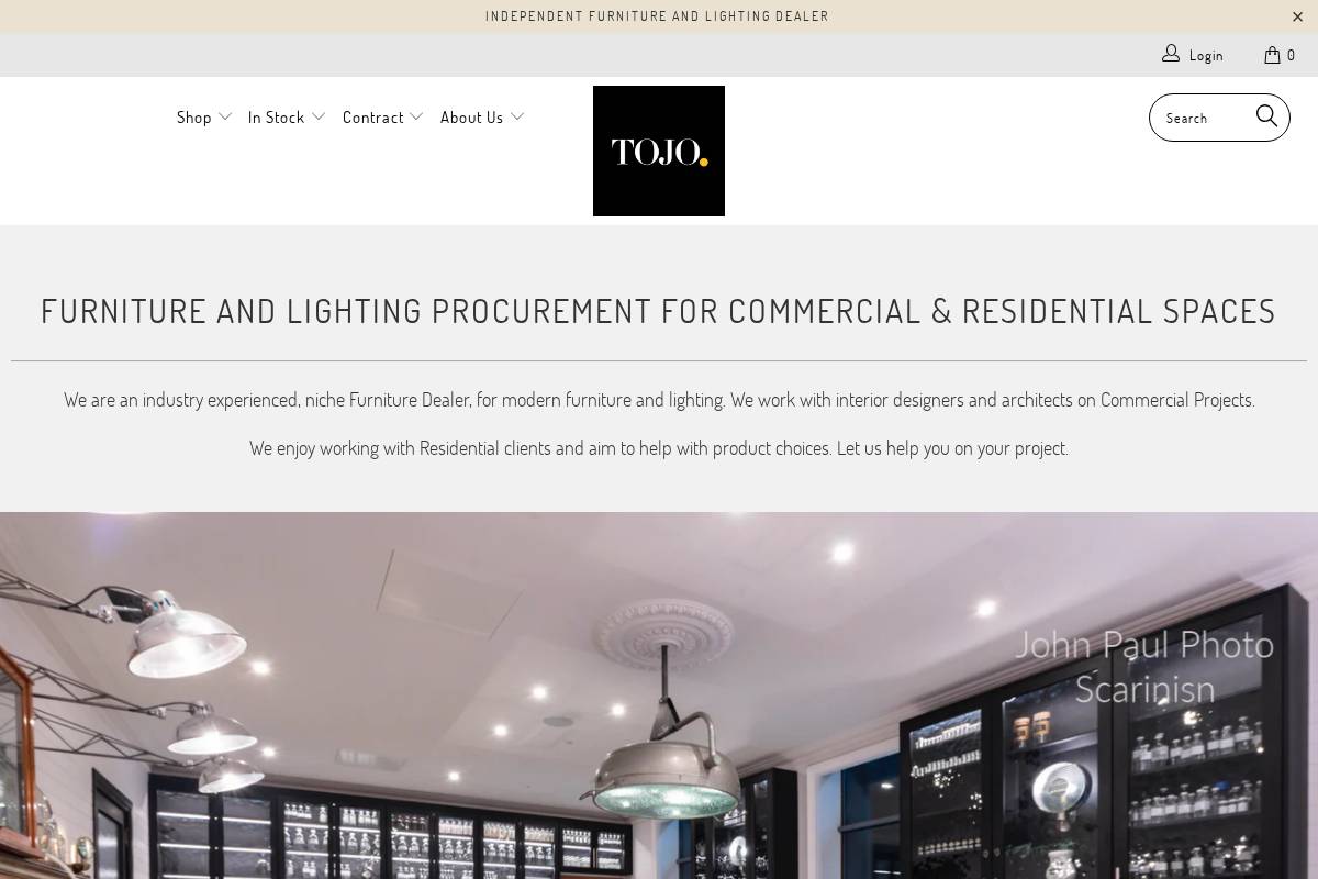 tojodesign.com homepage screenshot