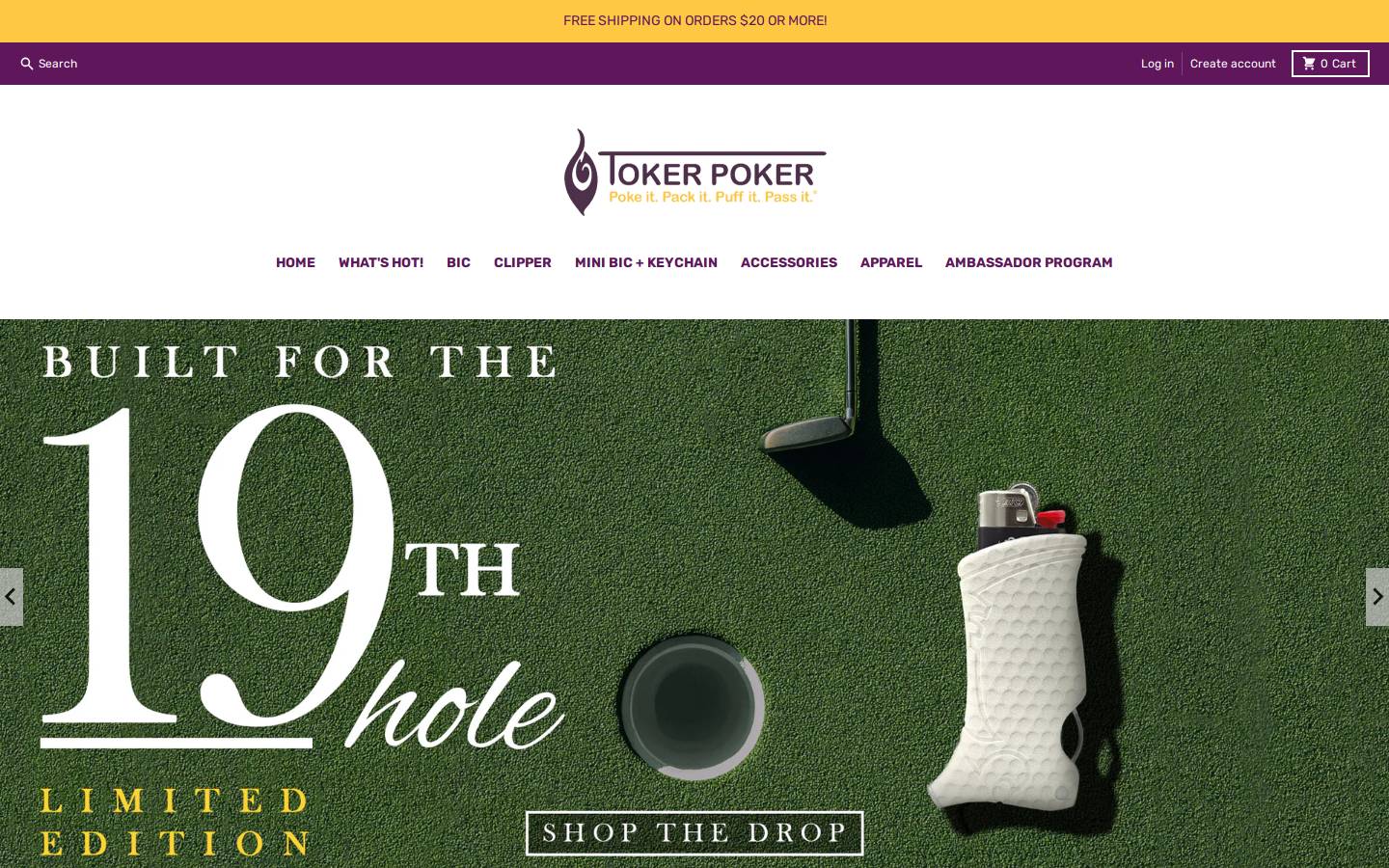 tokerpoker.com homepage screenshot