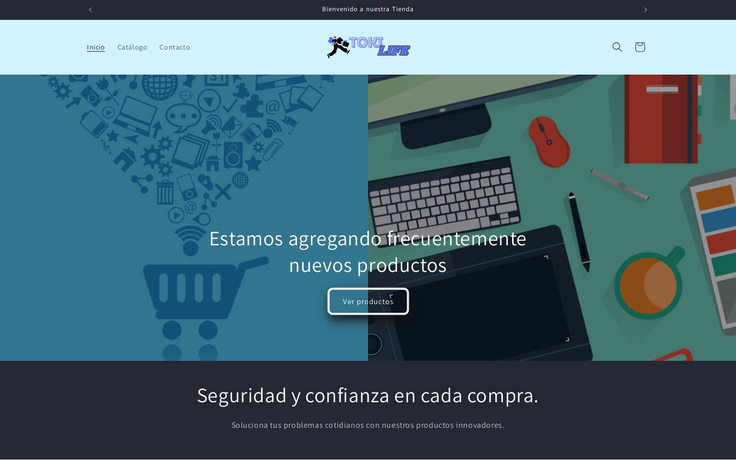 tokilifeshop.com homepage screenshot