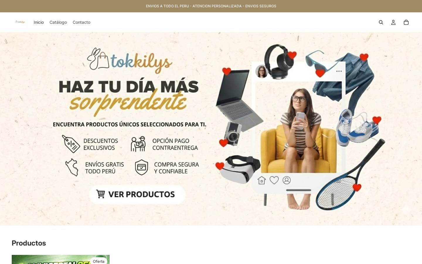 tokkilys.com homepage screenshot