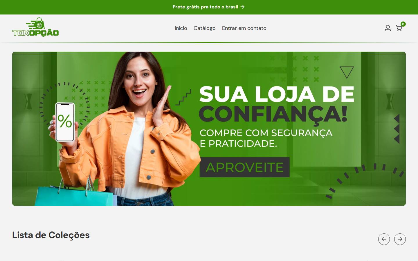 tokopcao.com homepage screenshot