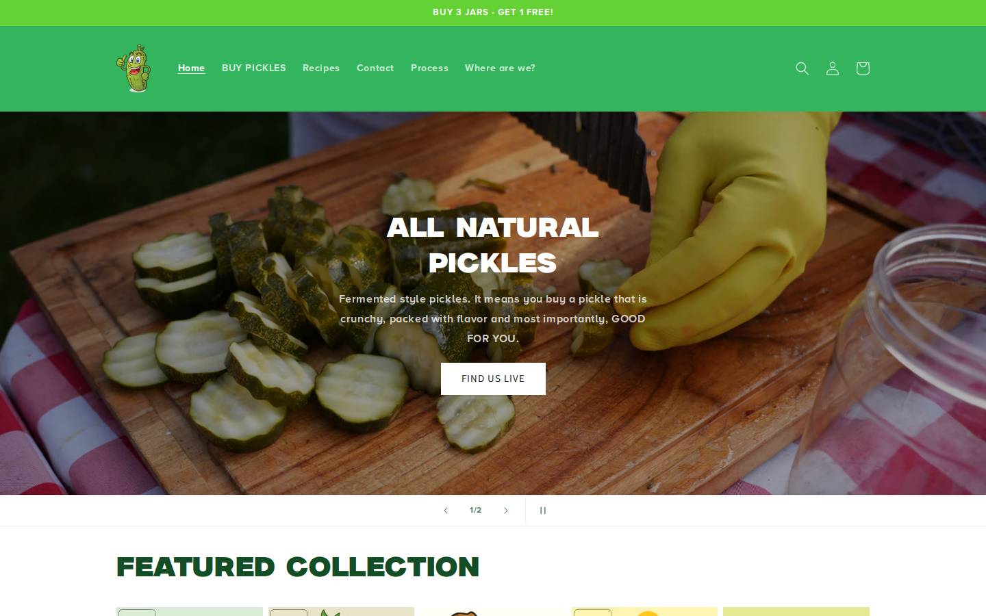 tommypickles.co homepage screenshot
