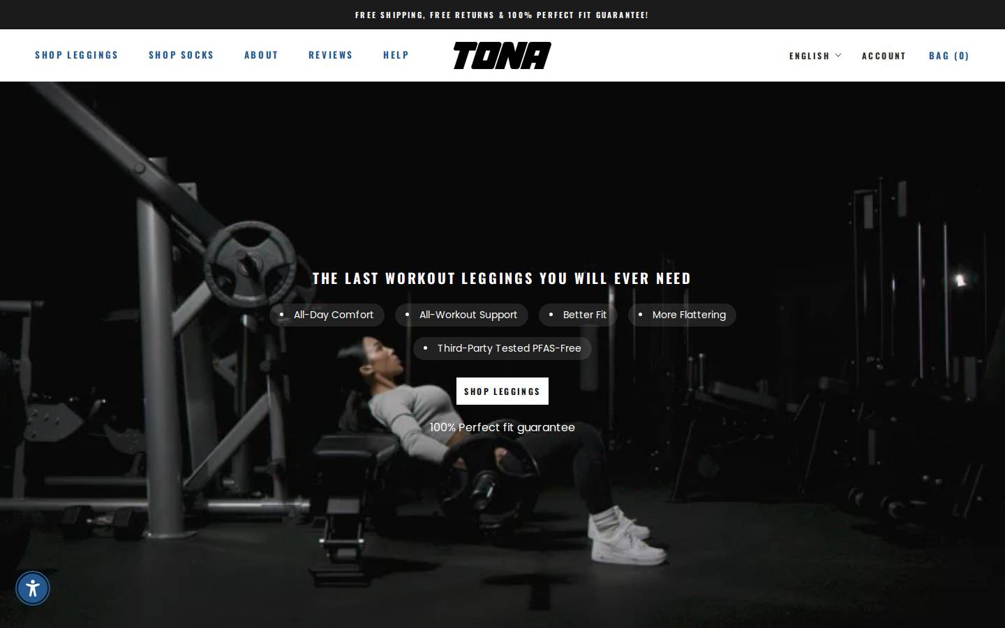 tonaactive.com homepage screenshot