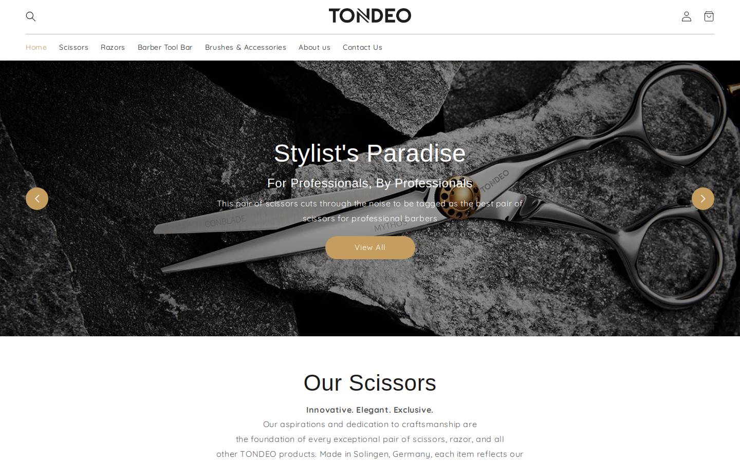 tondeo.co.uk homepage screenshot