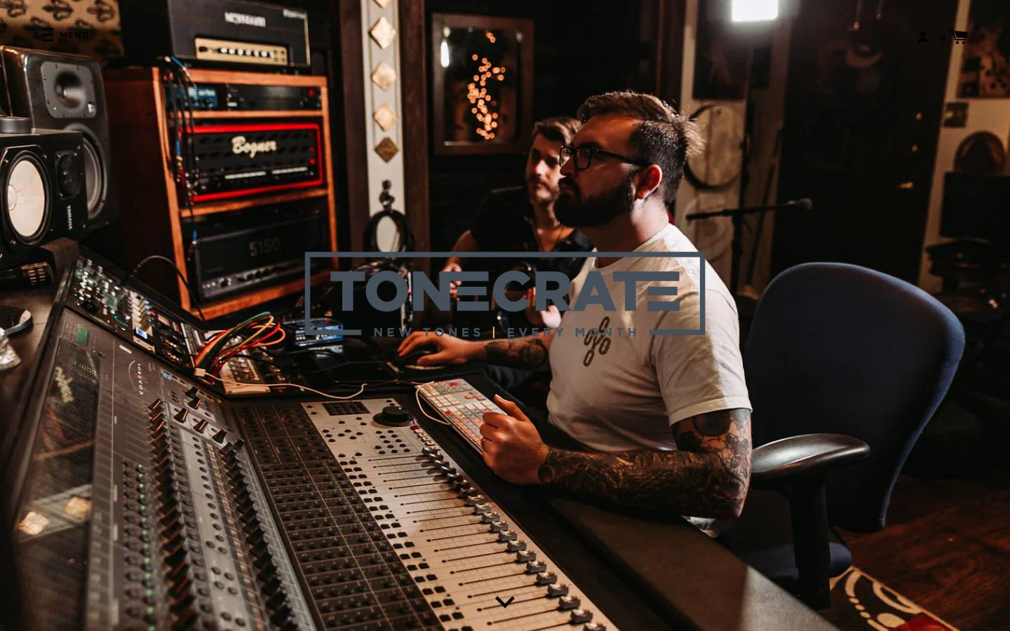 tonecratevault.com homepage screenshot