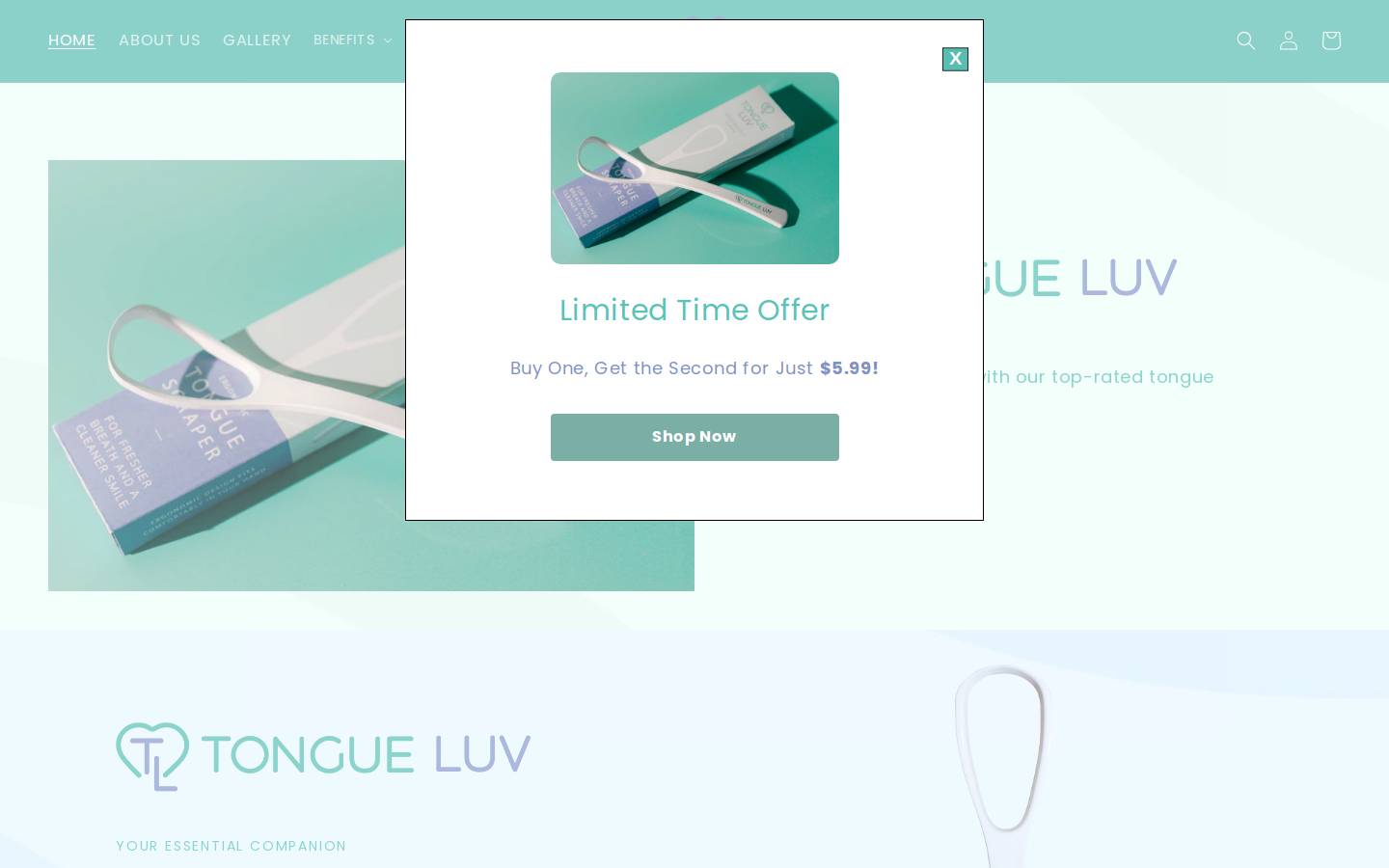 tongueluvglobal.com homepage screenshot