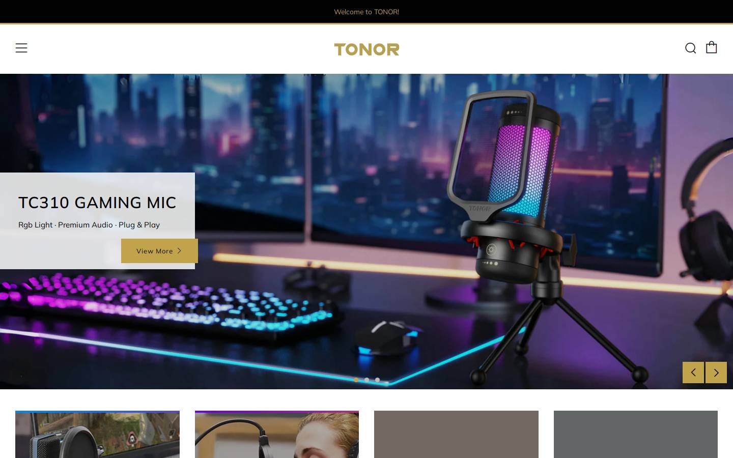 tonor_direct homepage screenshot
