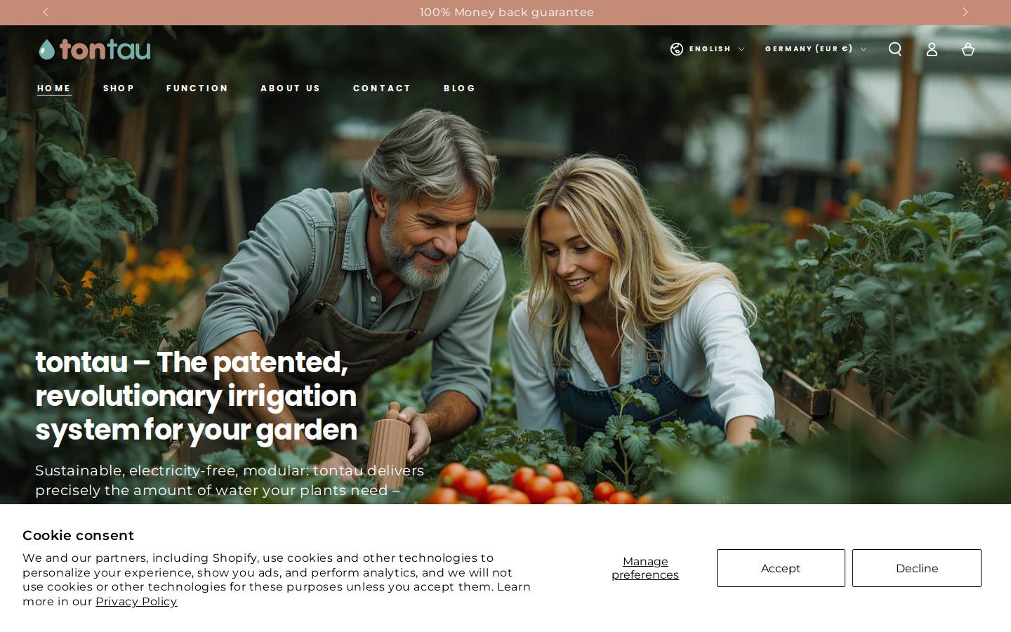 tontau.com homepage screenshot