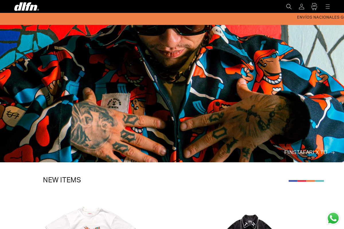 Tony Delfino homepage screenshot