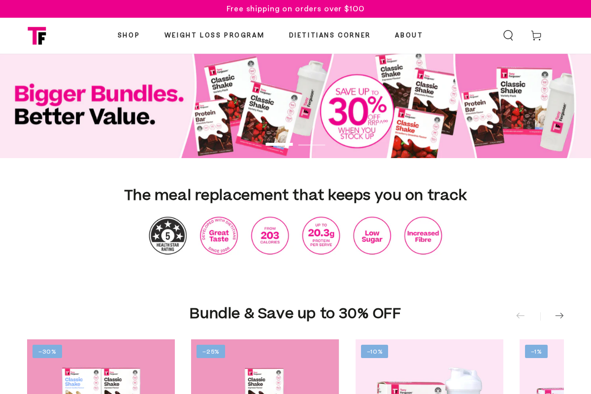 tonyferguson.com homepage screenshot