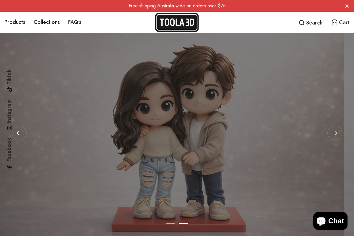 TOOLA 3D homepage screenshot