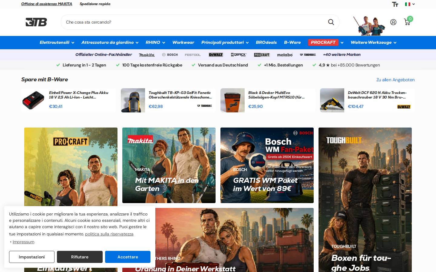 toolbrothers.it homepage screenshot