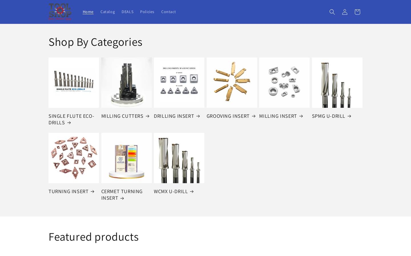 tooleshop.com homepage screenshot