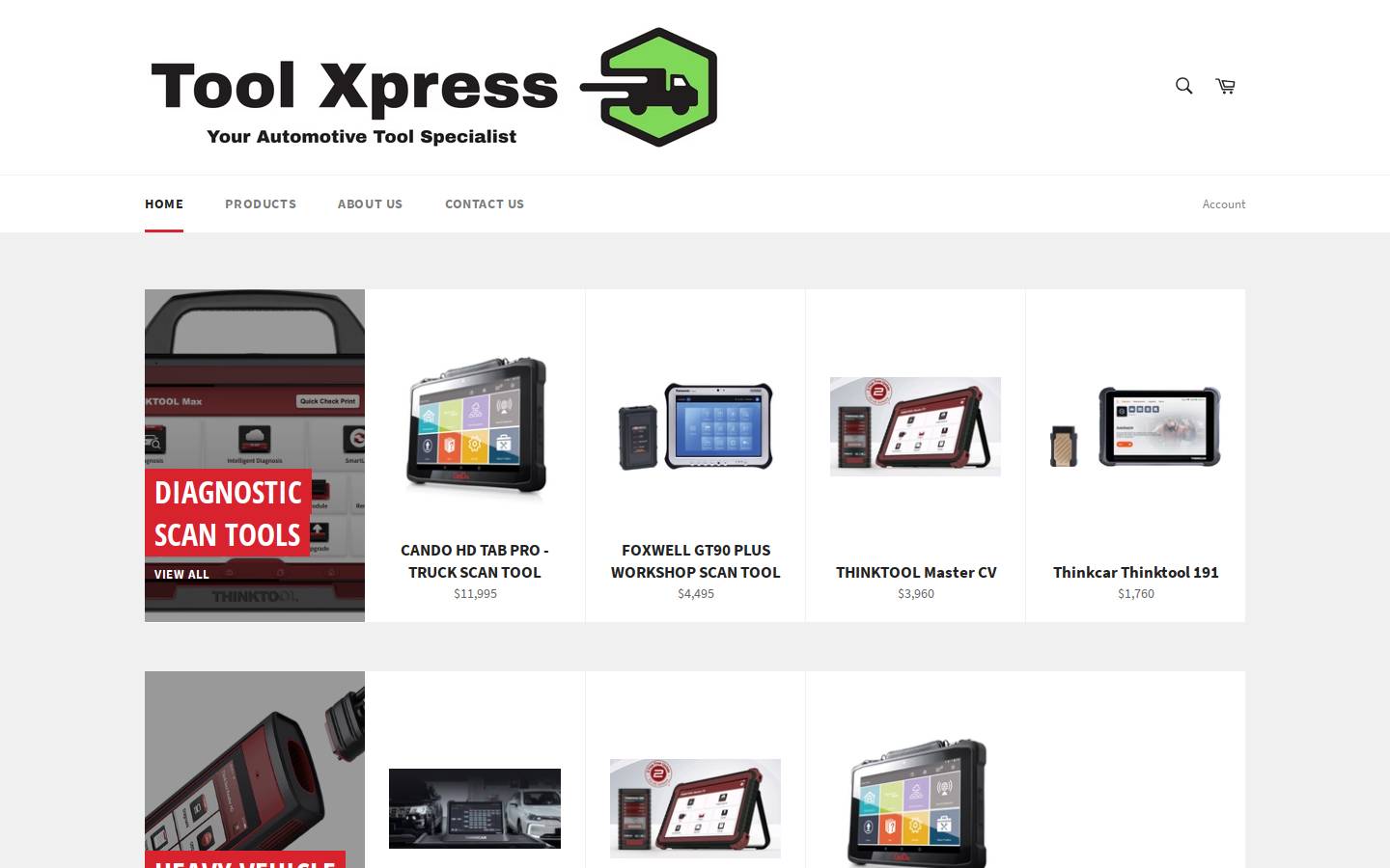 toolexpress.com.au homepage screenshot