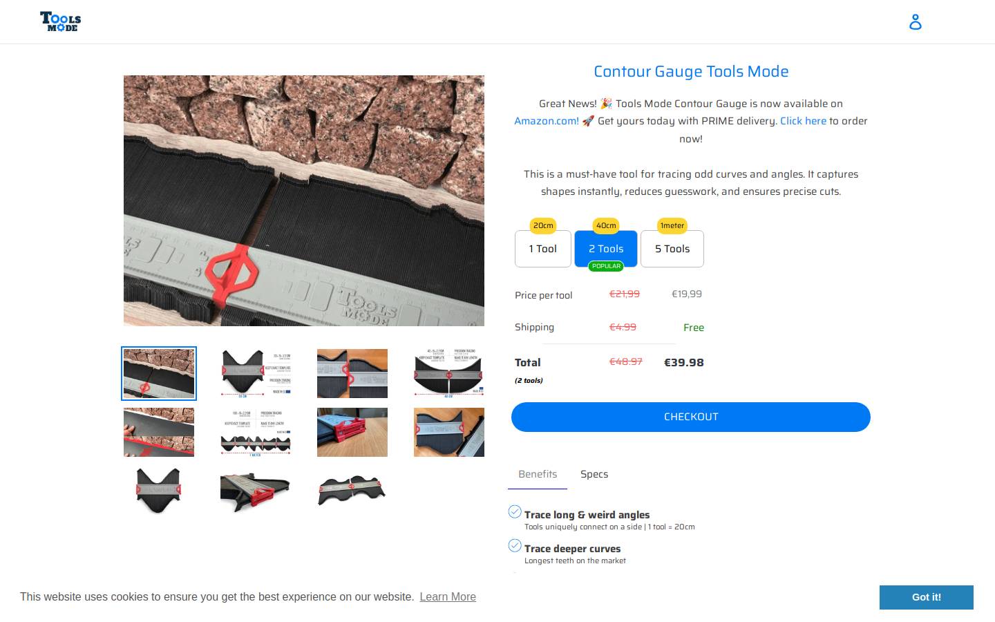 toolsmode.com homepage screenshot