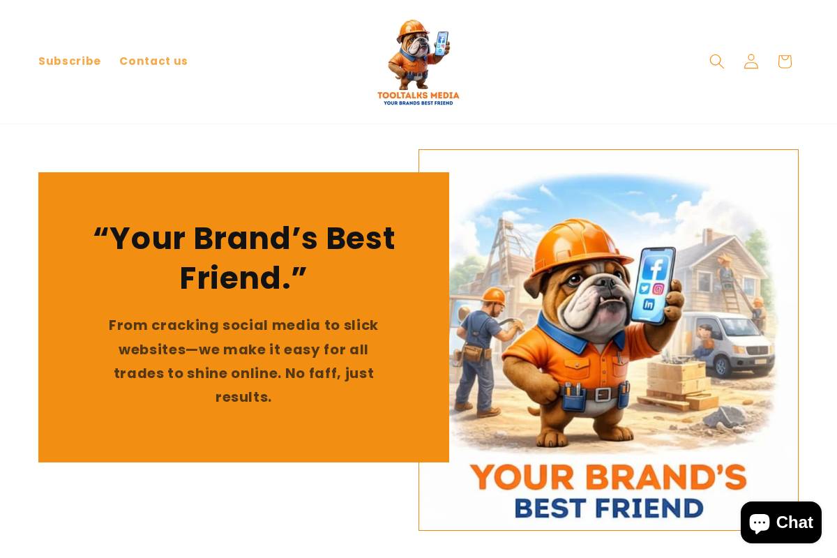 ToolTalks Media homepage screenshot