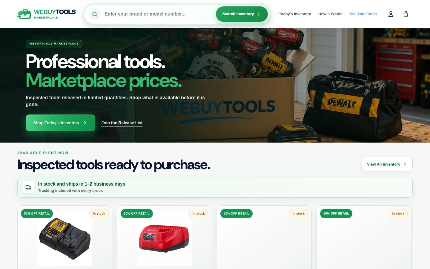 toolvanna.com homepage screenshot