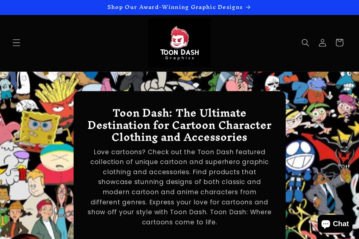 toondash.com homepage screenshot