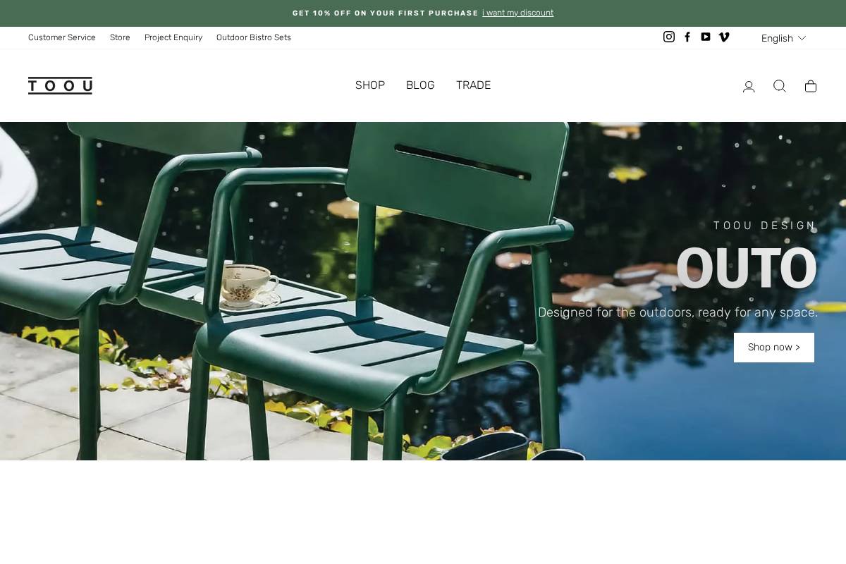 tooucanada.com homepage screenshot
