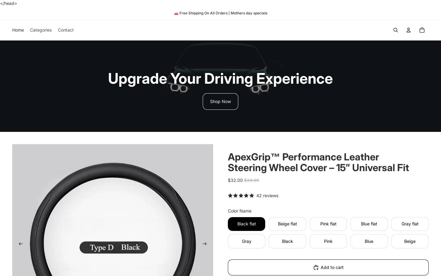 top-auto-accessories.com homepage screenshot