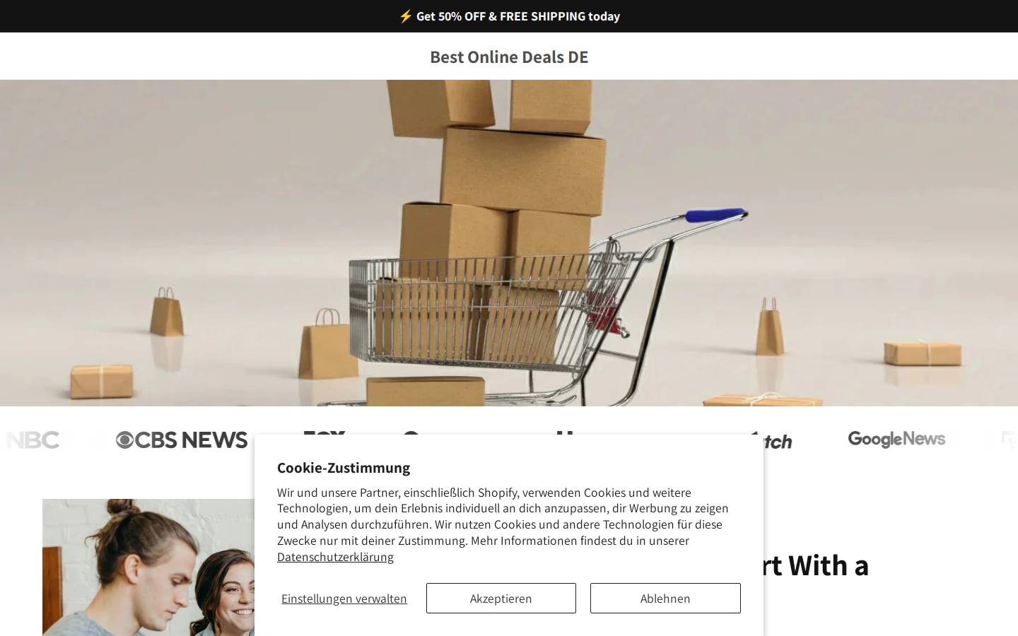 topangeboteonline.de homepage screenshot