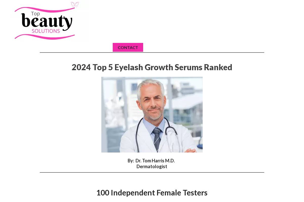 topbeautysolutions.com homepage screenshot