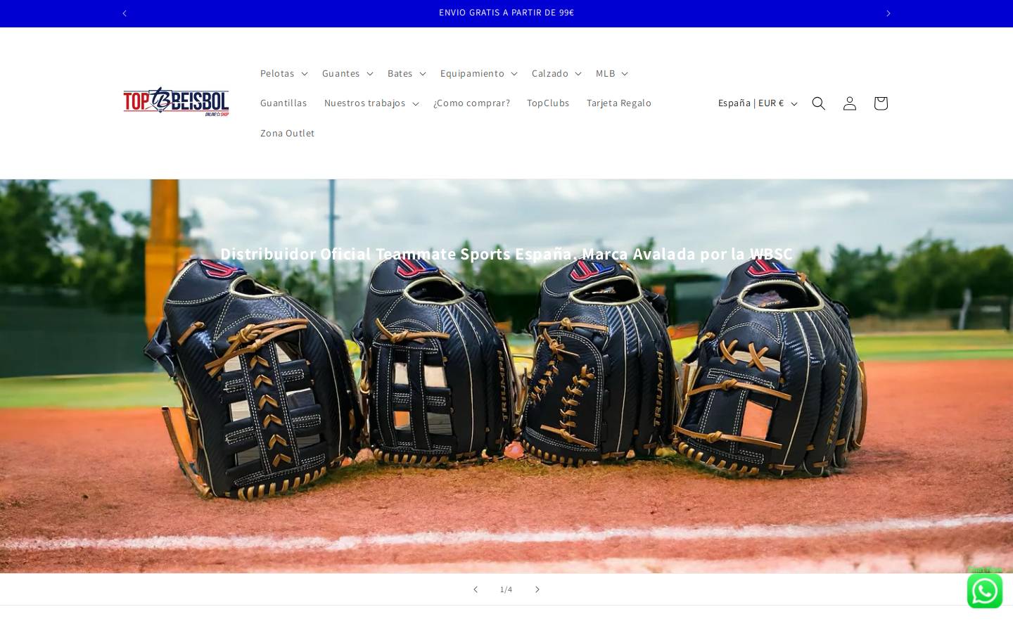 topbeisbol.com homepage screenshot