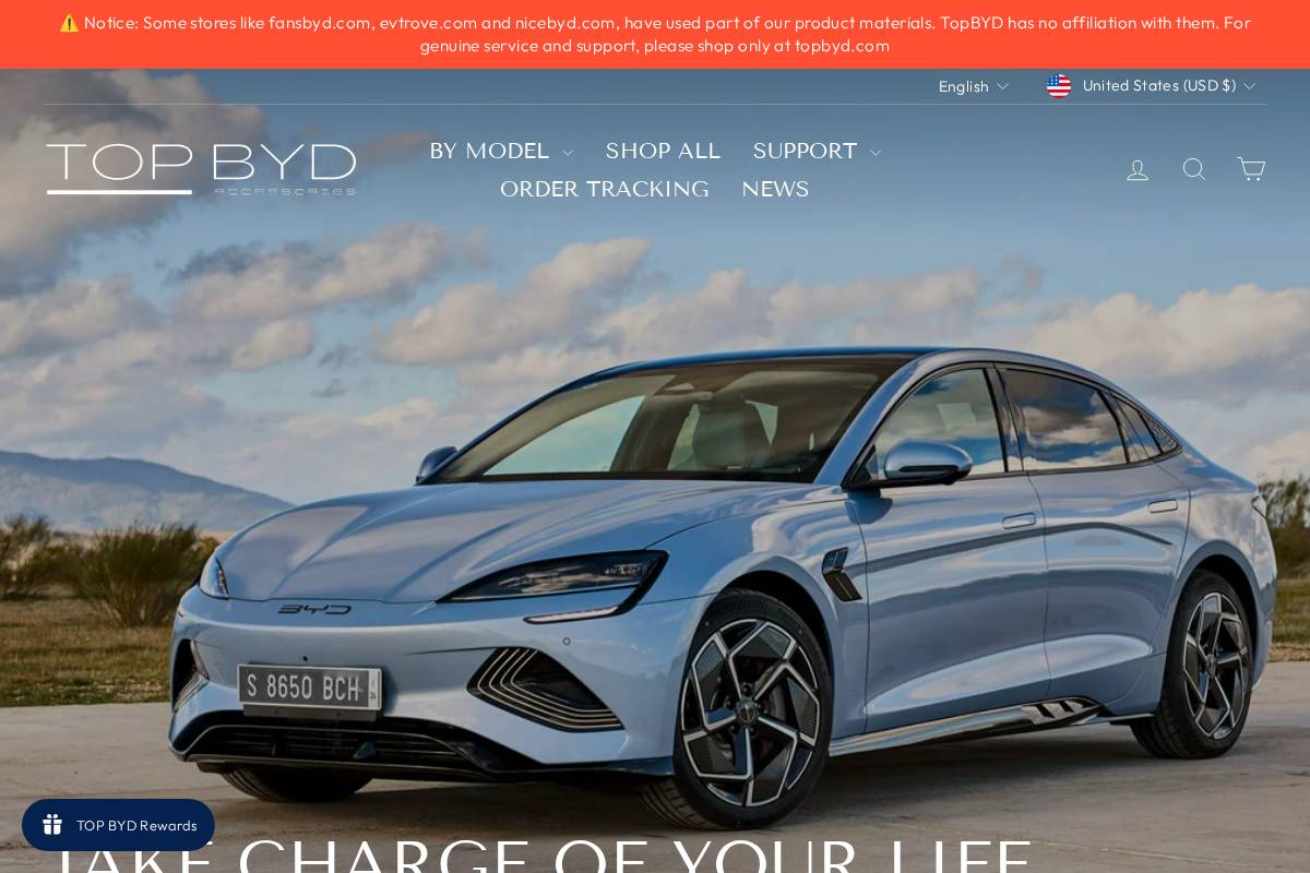 Topbyd homepage screenshot