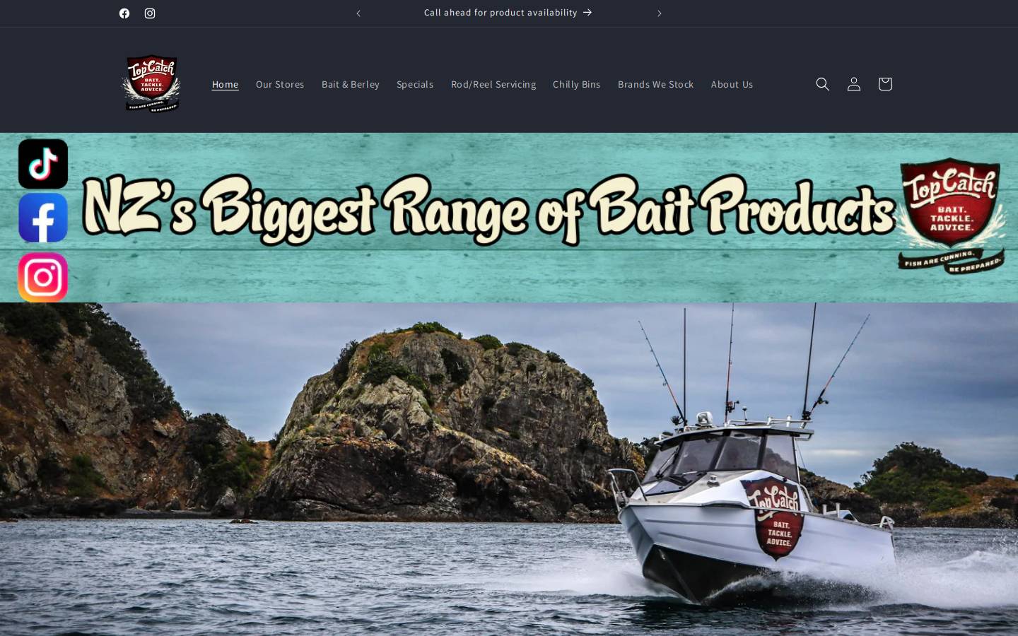 topcatch.co.nz homepage screenshot