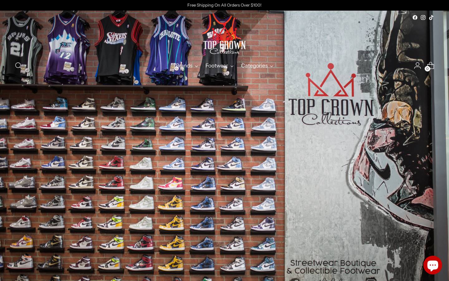 topcrowncollections.com homepage screenshot