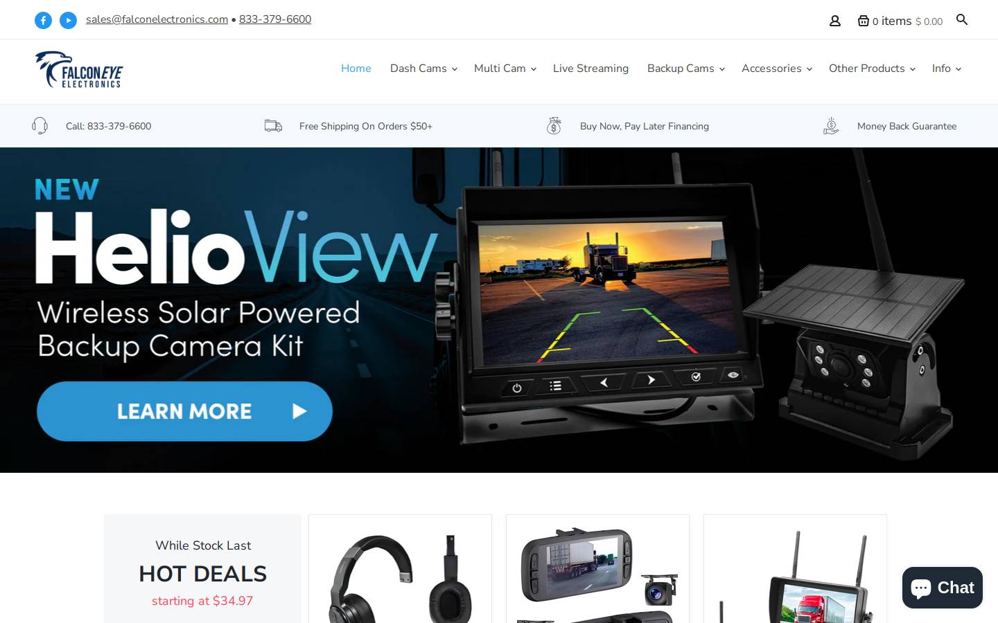 Top Dawg Electronics homepage screenshot