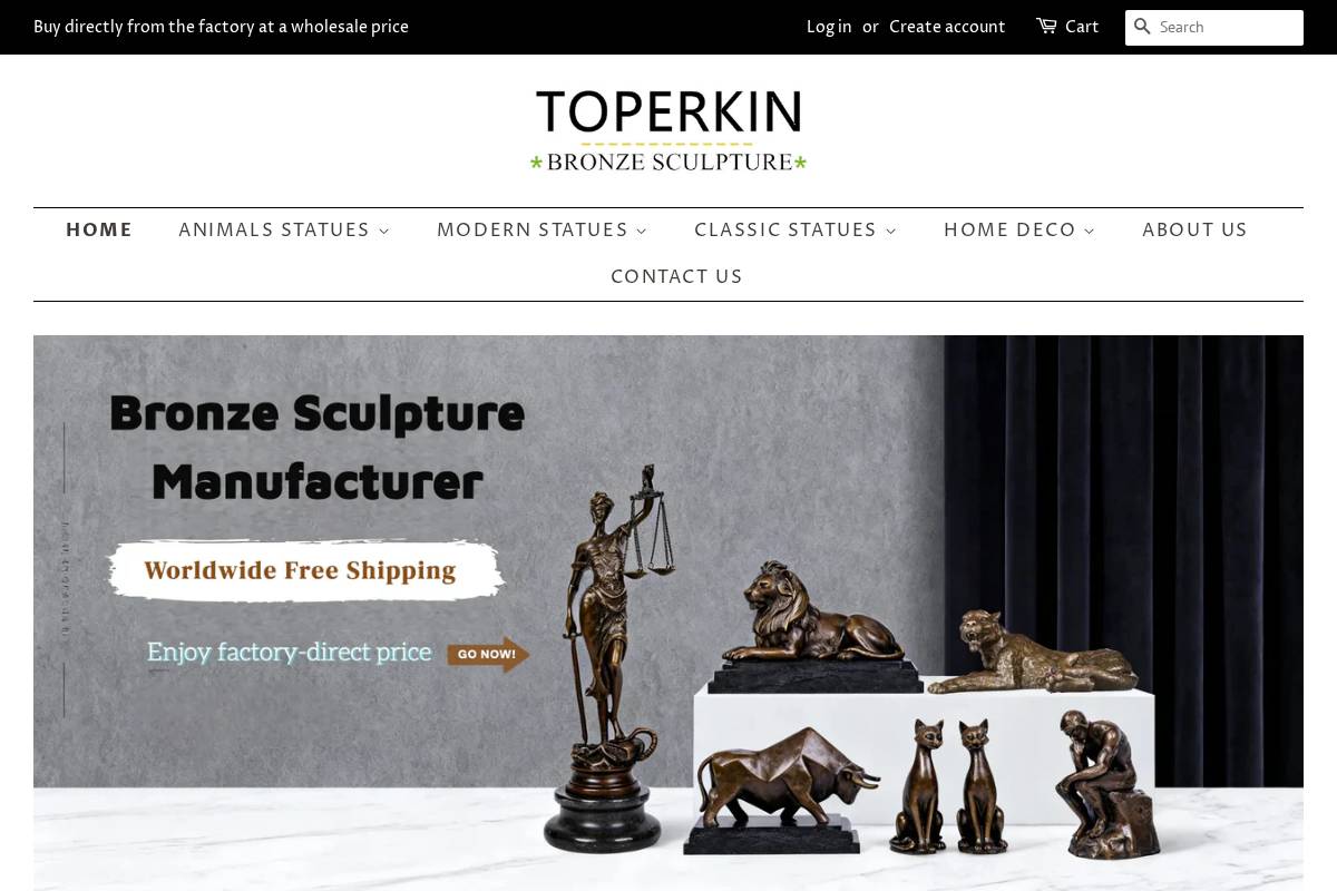 toperkins homepage screenshot