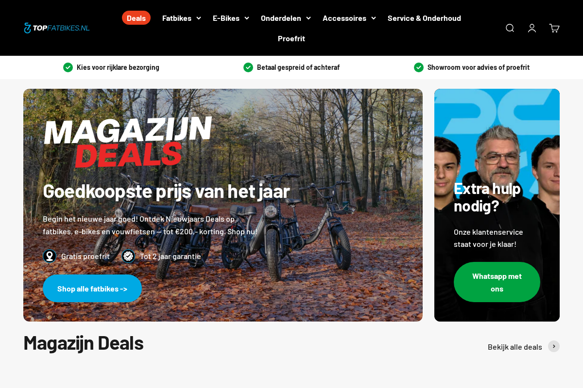 Topfatbikes homepage screenshot