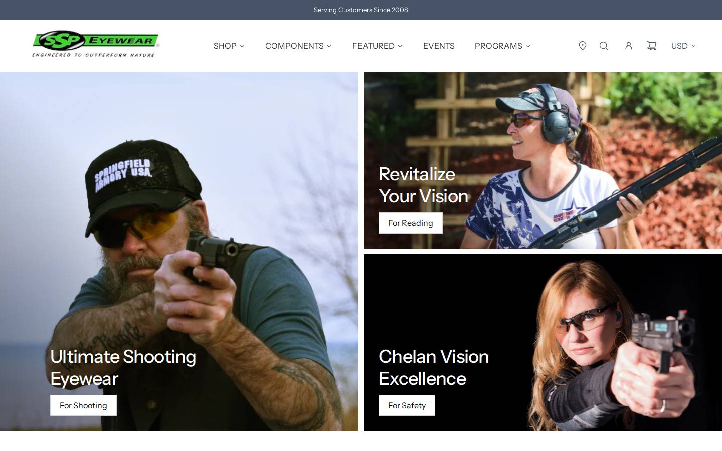 topfocals.com homepage screenshot