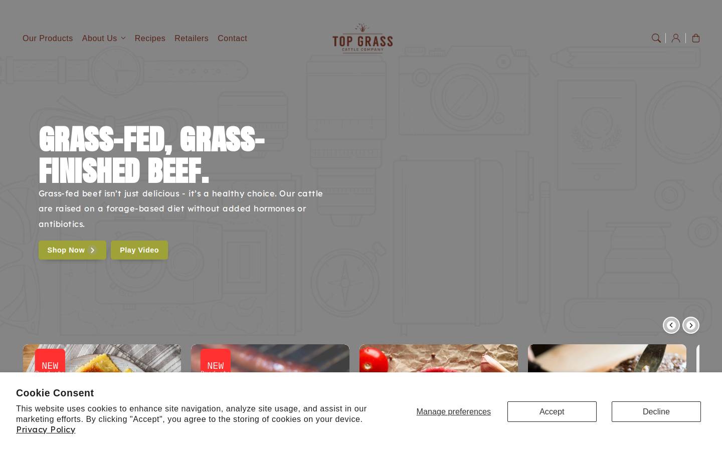 topgrass.ca homepage screenshot