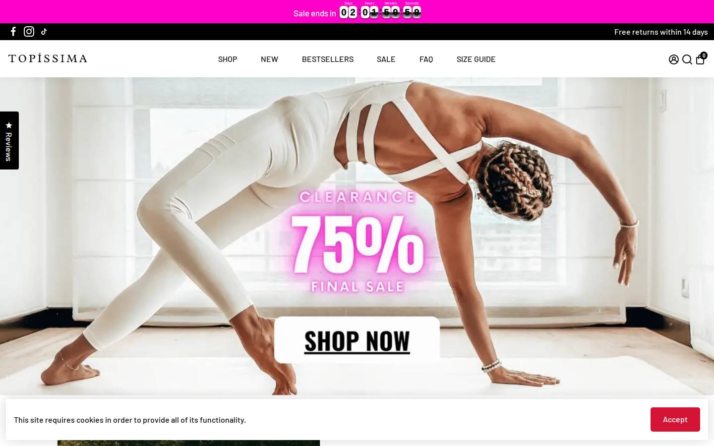 Topissima homepage screenshot