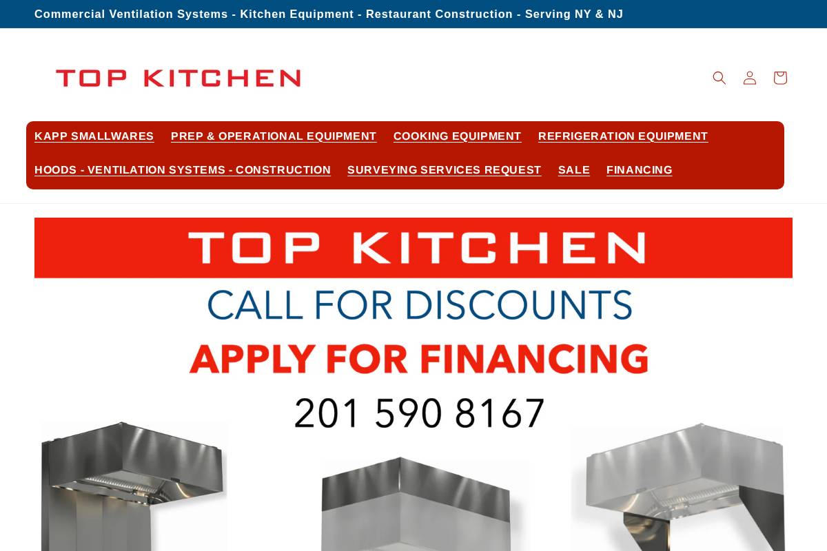 topkitchenus.com homepage screenshot
